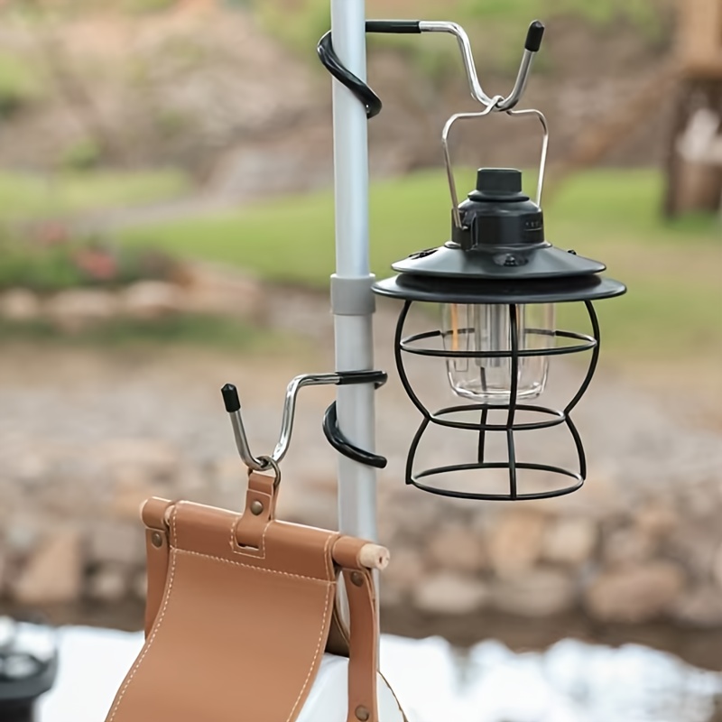 Fishing Hook Stainless Steel - حامل إضاءة من الفولاذ المقاوم للصدأ