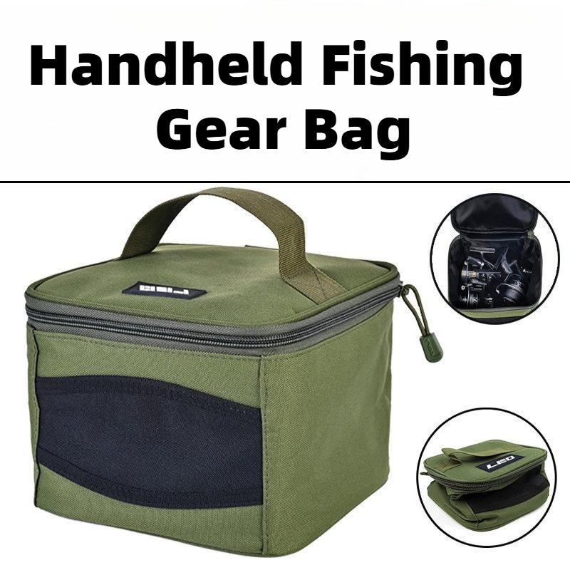 Fishing Hook Size - حقيبة صيد من قماش أكسفورد، سعة