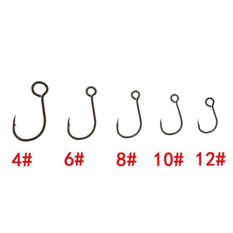 OUTKIT 12 قطعة لصيد الأسماك إغ - مراجعة Fishing Hook Barbless وسعره