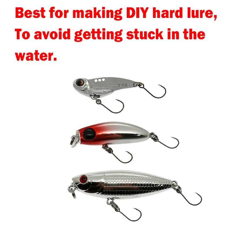 OUTKIT 12 قطعة لصيد الأسماك إغ - مراجعة Fishing Hook Barbless وسعره