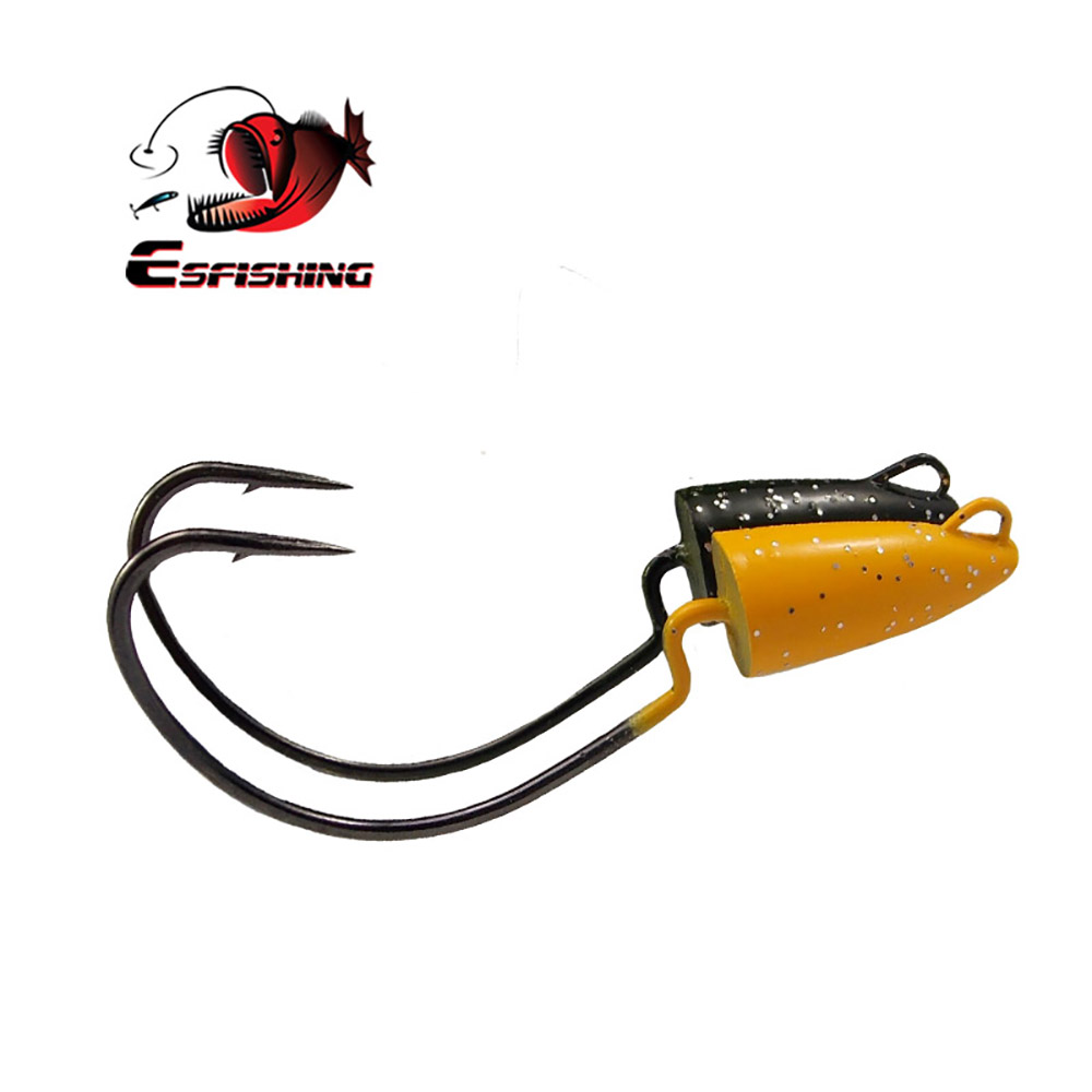 ESFISHING-خطاف فولاذي عالي الق - مراجعة Fishing Hook Offset وسعره