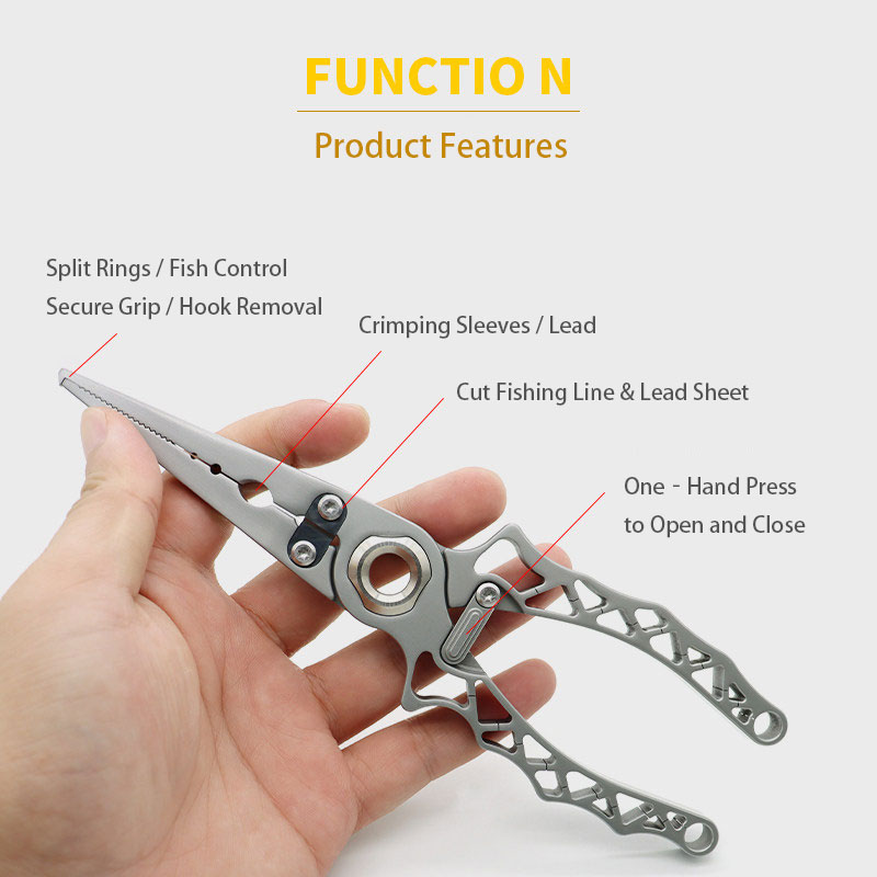 كماشة صيد محمولة من الفولاذ ال - مراجعة Fishing Hook Stainless Steel وسعره