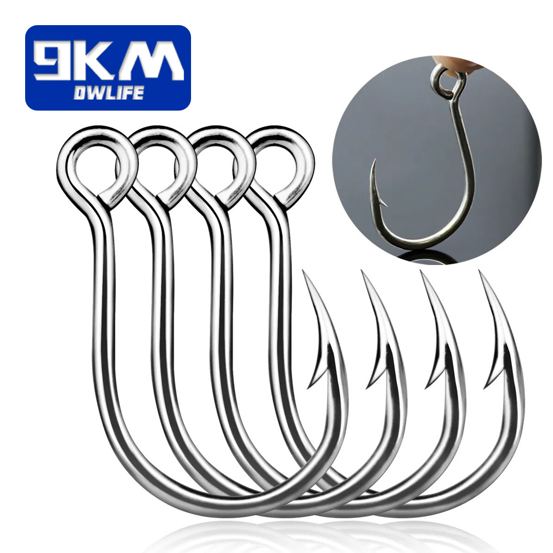 9 كجم الصيد السنانير 25 قطعة خ - مراجعة Fishing Hook Barbless وسعره