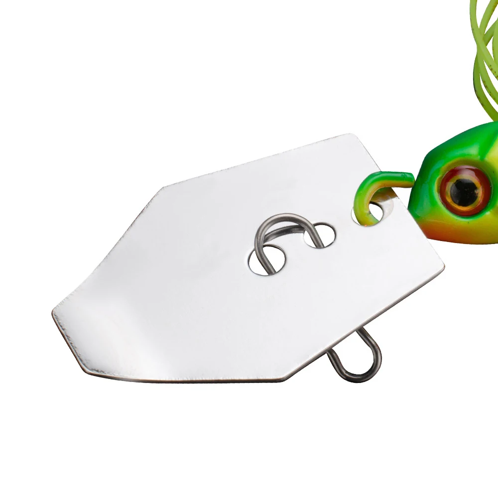 قطعتان من طُعم السبينر بوزن 7  - مراجعة Fishing Hook Weedless وسعره