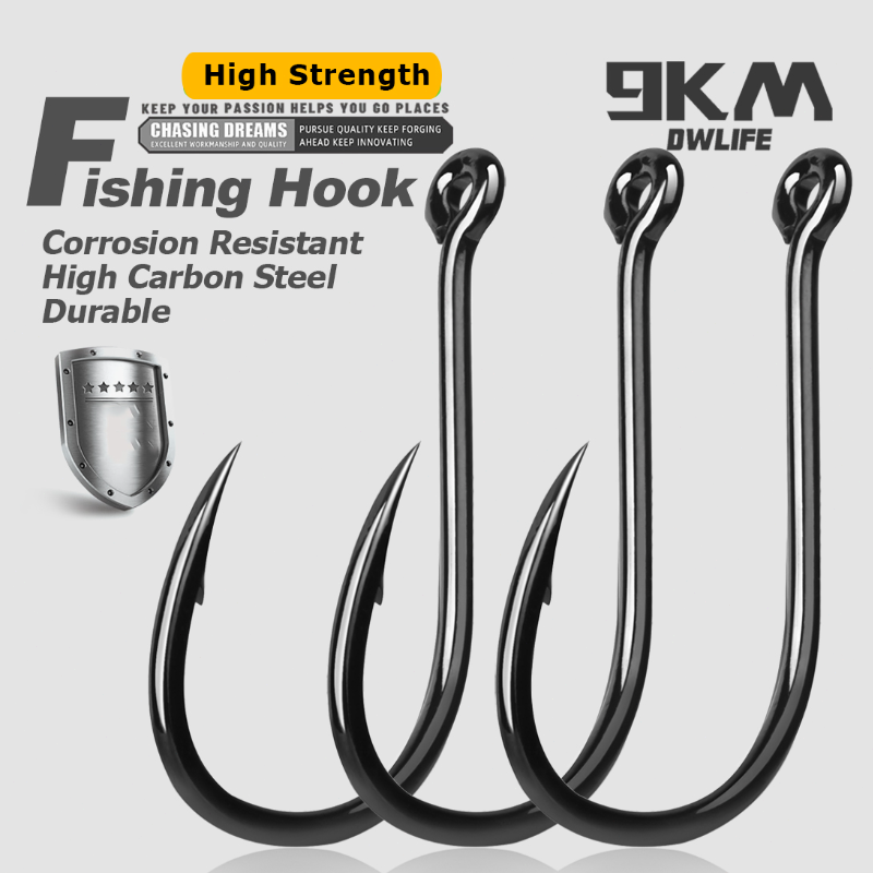 9 كجم Iseama الصيد السنانير 50 - مراجعة Fishing Hook Barbless وسعره